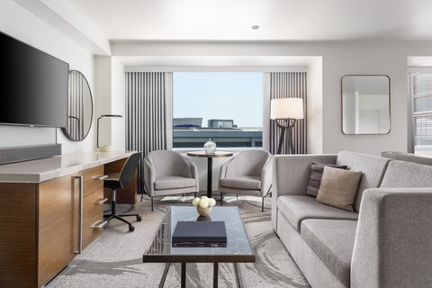 JW Marriott Los Angeles Studio Suite Living Room