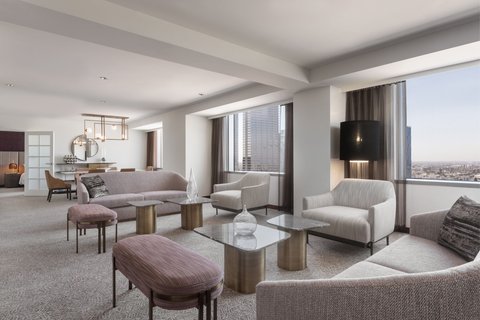 JW Marriott Los Angeles Chairman Suite Living Room