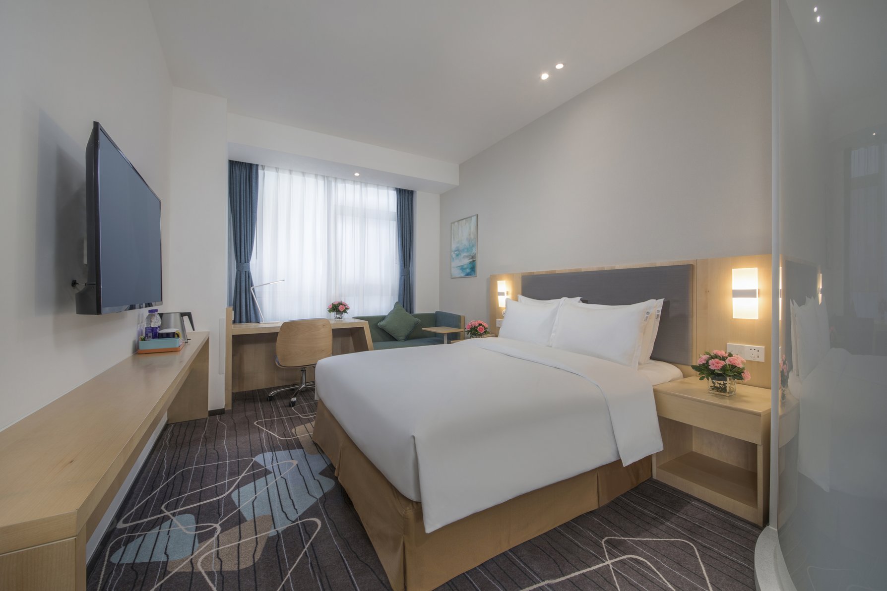 Holiday Inn Express Yantai Yeda Room Type - 1 Queen Standard Smoking