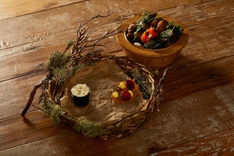 Every dish at Aizle displays the best of Scotland's natural larder