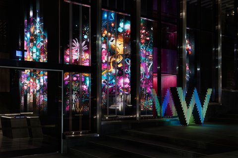 W Melbourne Exterior at Night