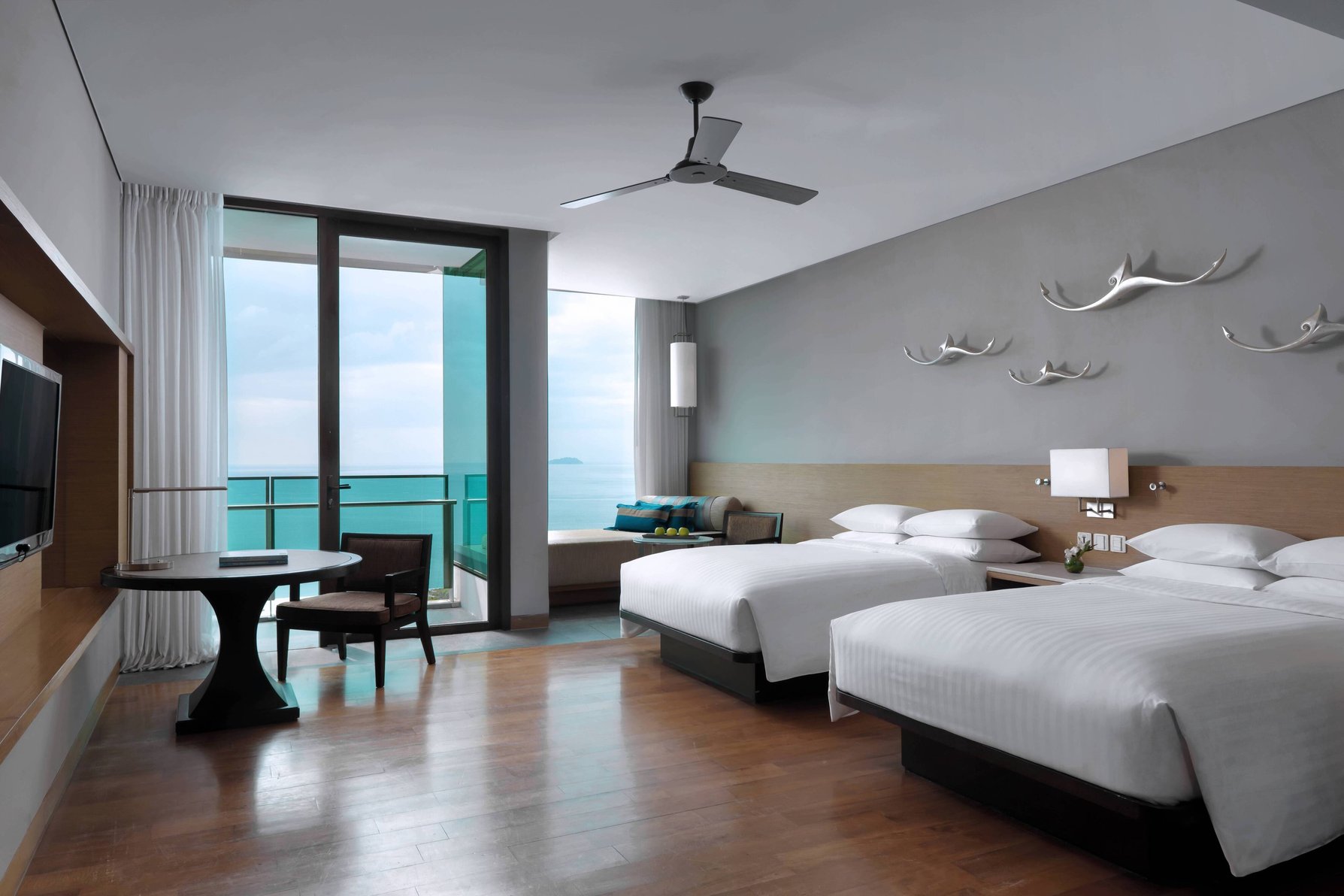 Rayong Marriott Resort & Spa Room Type - Premier Panoramic, Guest room, 2 Double, Ocean view Rayong Marriott Resort & Spa Room Type - Premier Panoramic, Guest room, 2 Double, Ocean view