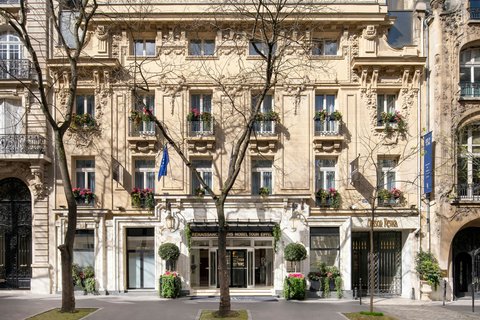 Hotel Exterior Facade - Wide Shot - Day Light
