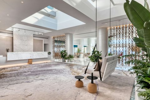 Reception and lobby