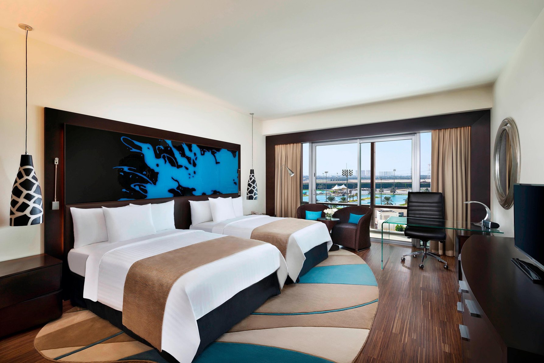 Marriott Hotel Al Forsan Abu Dhabi Room Type - Deluxe, Guest room, 2 Double