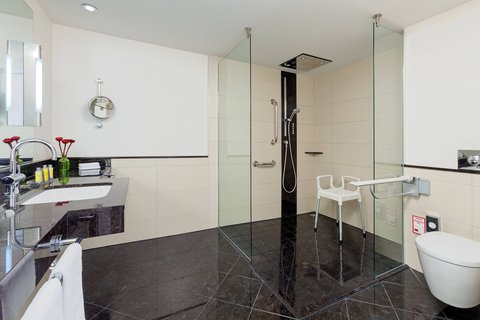 Accessible Guest Bathroom - Roll-In Shower