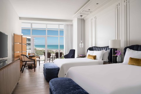 Double/Double Guest Rooom - Partial Ocean View