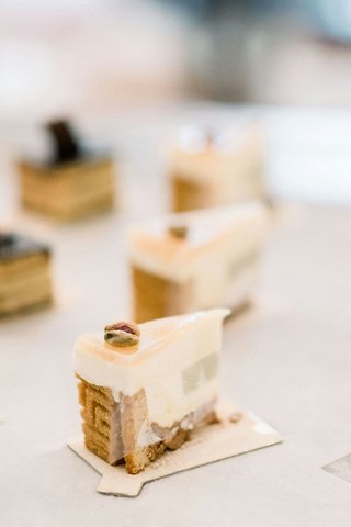 Decorative small desserts