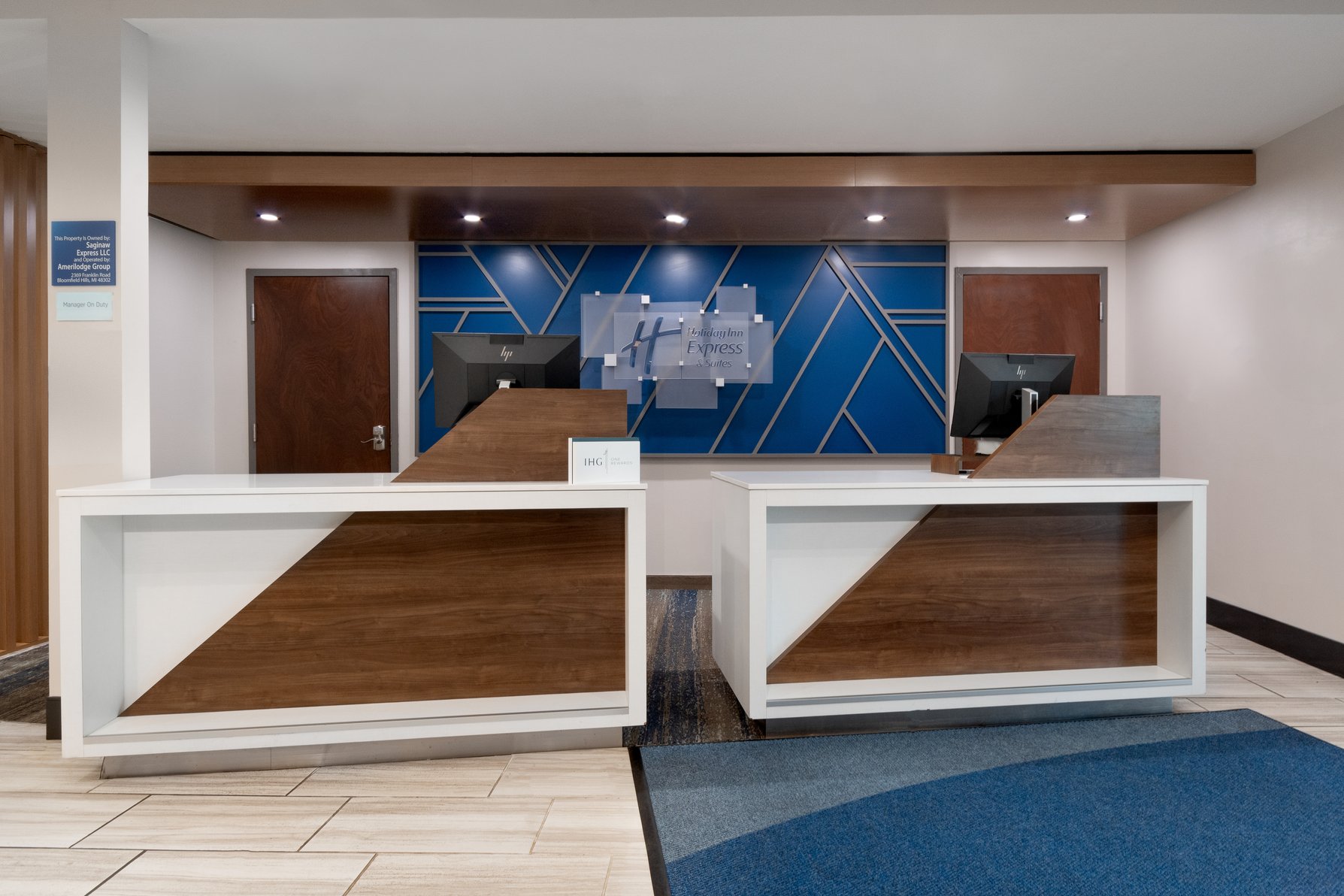 Hotel front desk
