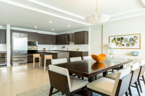 Dining Area and Kitchen Two Bedroom Residence