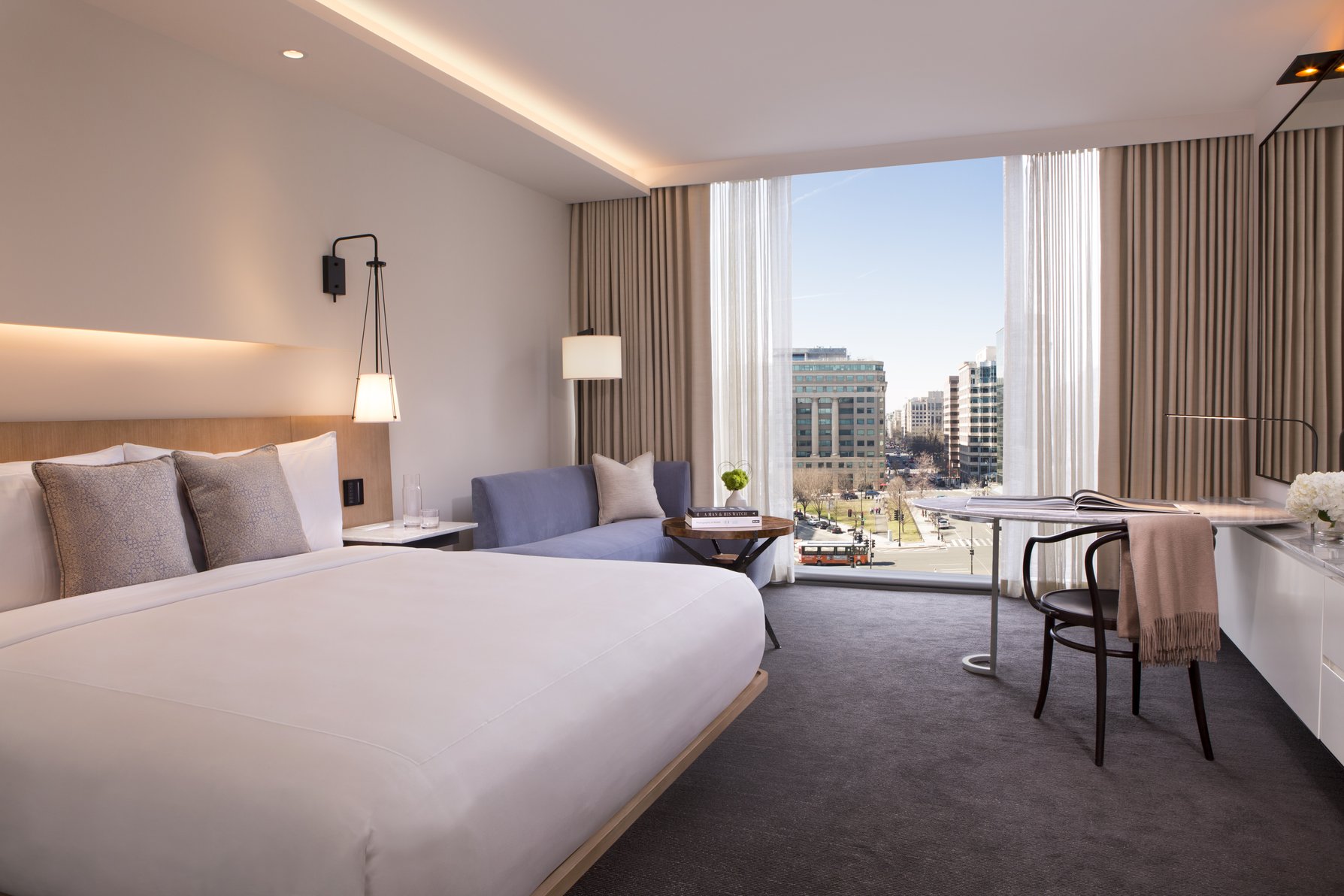Conrad Washington DC Room Type - Deluxe King Room with City View