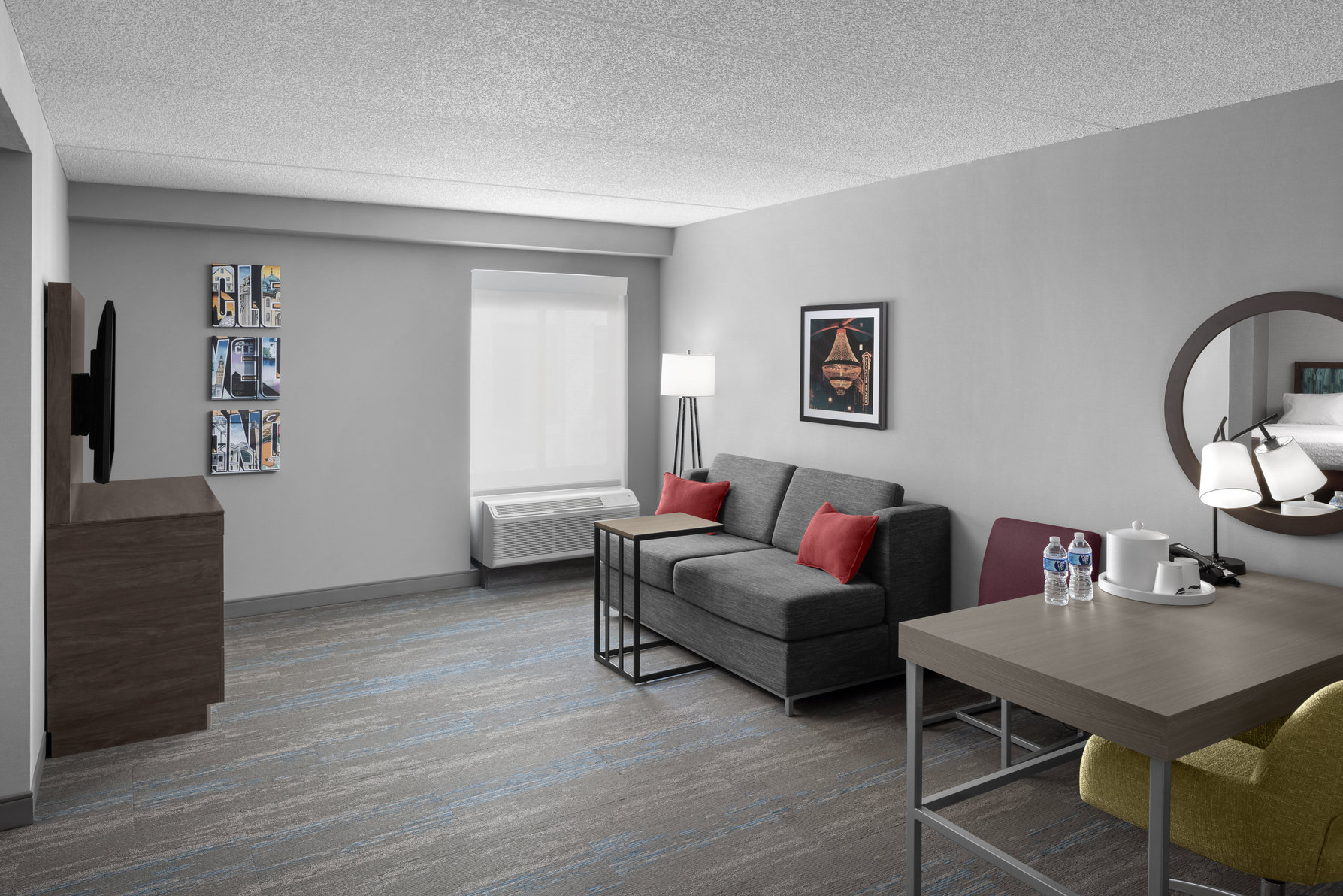 Hampton Inn Cleveland Downtown Room Type - 2QN MOB HEA ACC TUB STE NS