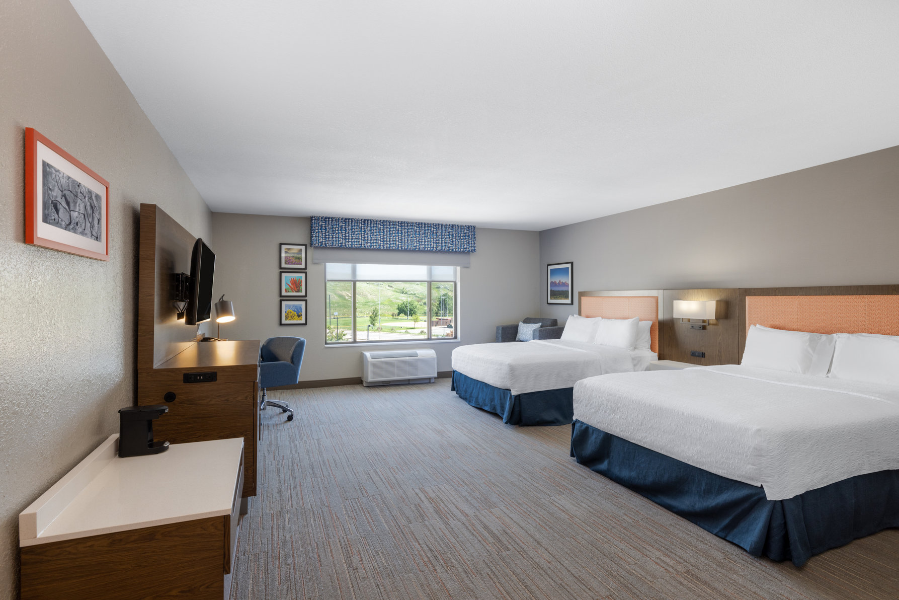 Hampton Inn & Suites by Hilton Casper Room Type - 2DBL MOB HEAR ACC W TUB NS