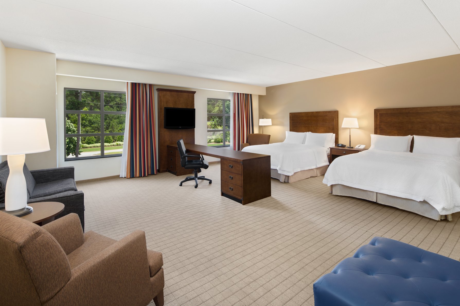 Hampton Inn Columbus / South - Fort Benning Room Type - 2 QN STUDIO NONSMOKING