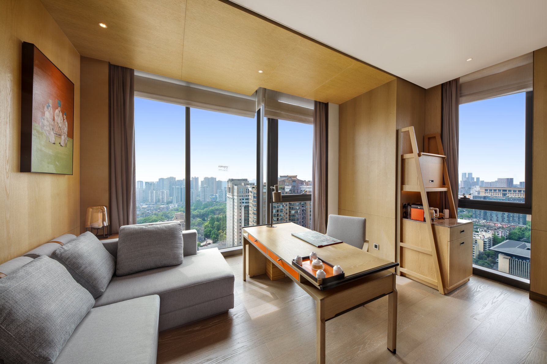Canopy by Hilton Chengdu City Centre Room Type - KING DELUXE RM SKYLINEVIEW