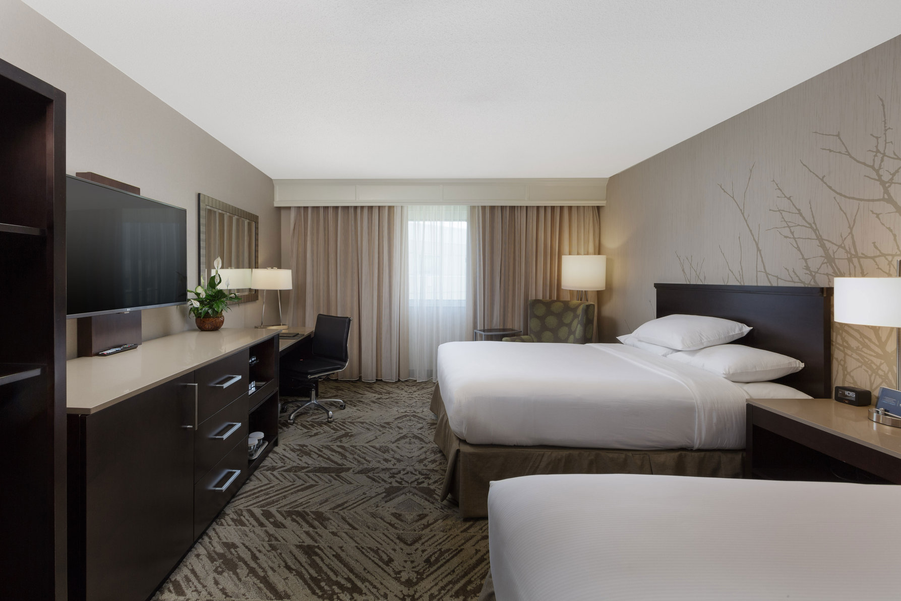 Hilton Cincinnati Airport Room Type - 2Q ROLL IN SHOWER