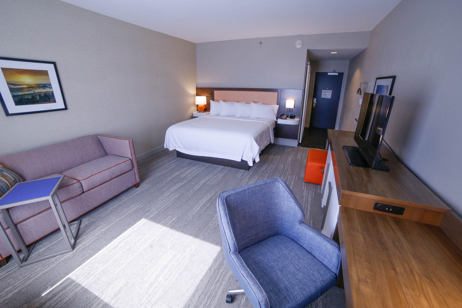 Hampton Inn & Suites by Hilton Forest City Room Type - 1 KING SFABD HEAR ACC NS