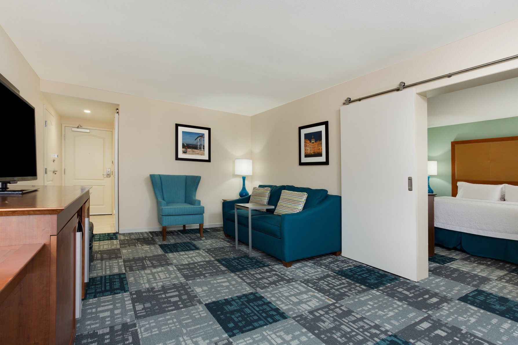 Hampton Inn Norcross Room Type - 1KNG STE W MICRO FRIDGE NS