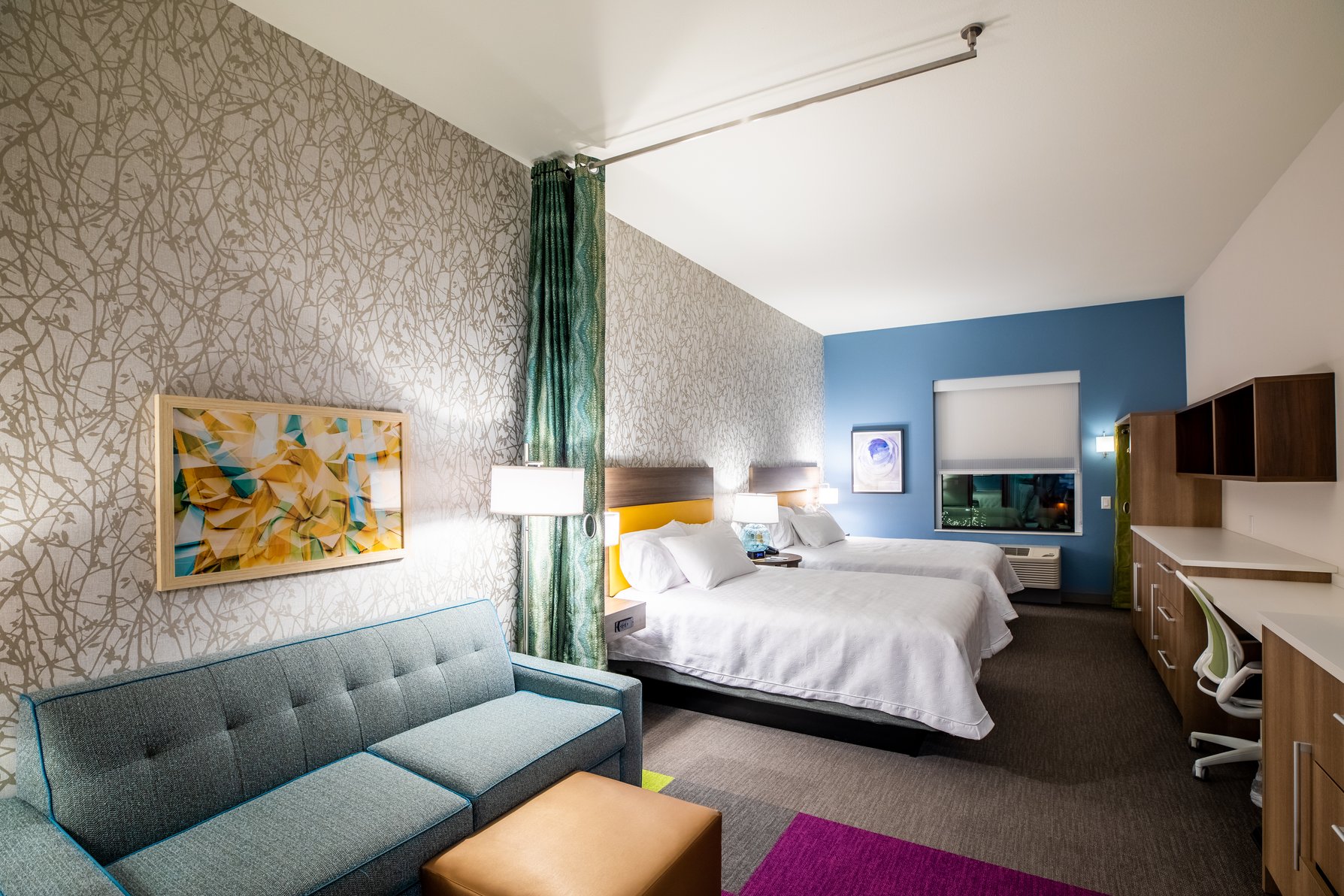Home2 Suites by Hilton Jekyll Island Room Type - 2 QN BDSTUD NSMK OCEANVIEW