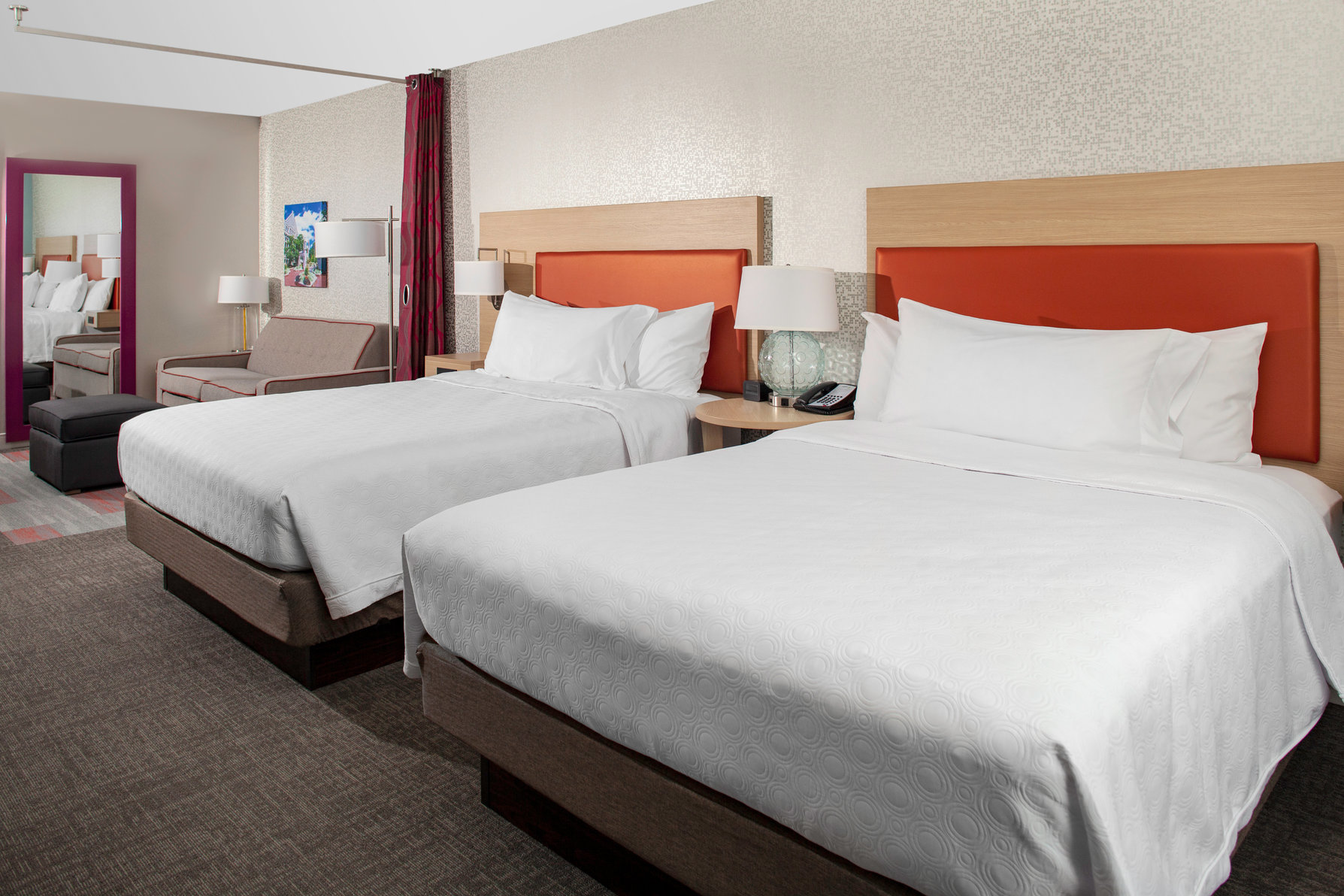 Home2 Suites by Hilton Bloomington, IN Room Type - 2QN ACC RI SHWR STE NOSMK