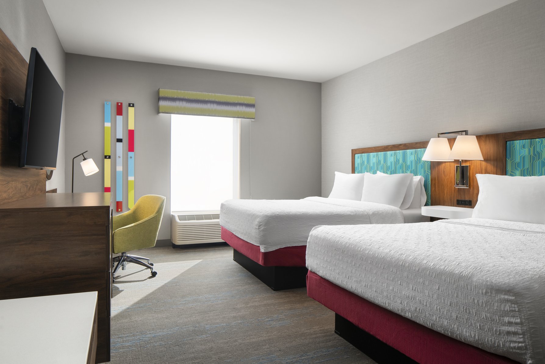 Hampton Inn by Hilton Chicopee/Springfield Room Type - 2QN MOB HEARING ACC TUB NS