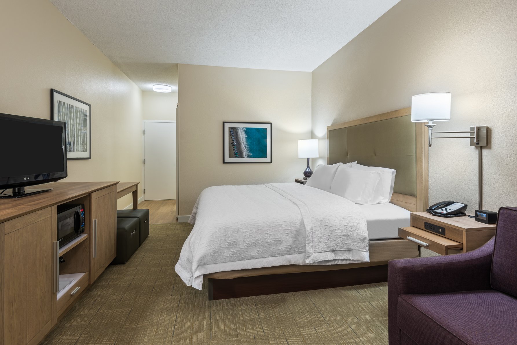Hampton Inn by Hilton Bonita Springs / Naples - North Room Type - KING STUDY MICRO REFRIG NO