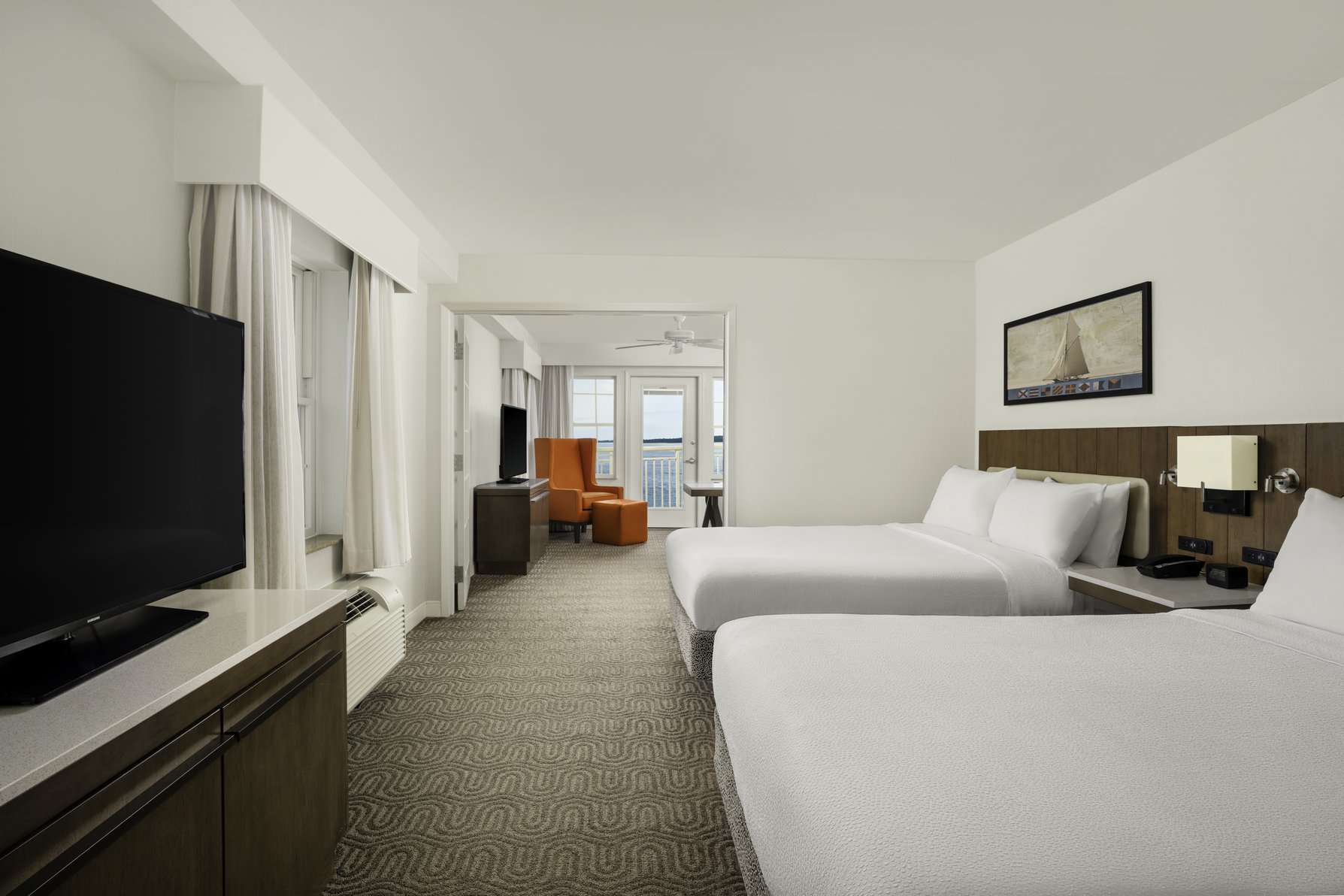 Hilton Garden Inn Kent Island Room Type - 2QUEENS 1BDRM STE BAYFRONT