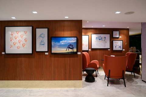 SAB exhibition in the Le Méridien Nice lobby