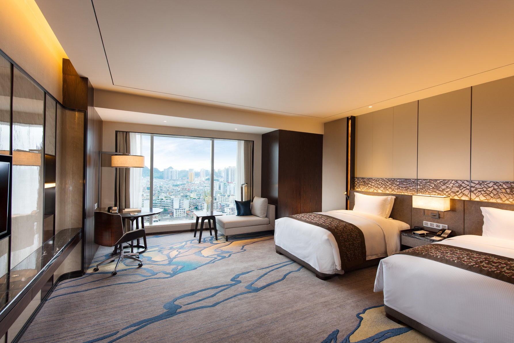DoubleTree by Hilton Hotel Anshun Room Type - TWIN GUEST ROOM