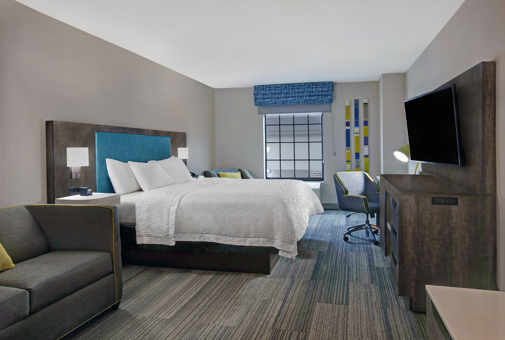 Hampton Inn Westfield Room Type - 1KNG MOB HEAR ACC W TUB NS