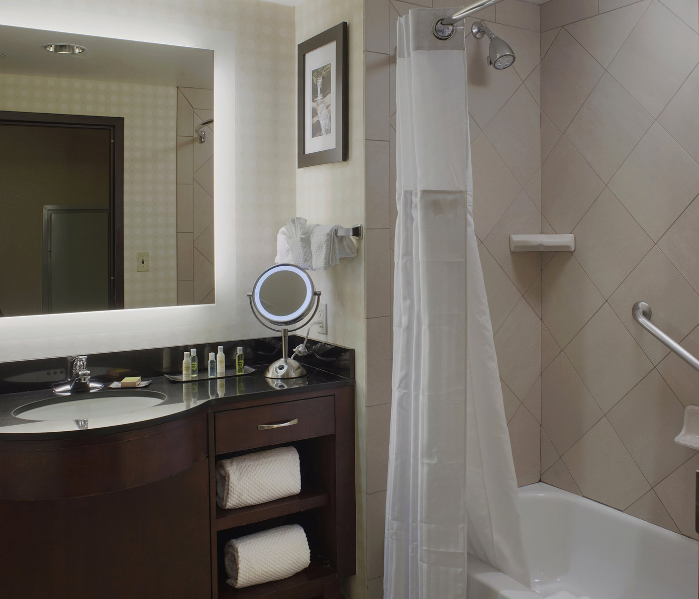 DoubleTree Suites by Hilton Bentonville Room Type - 1KG MOB HEAR ACC RI SHWR