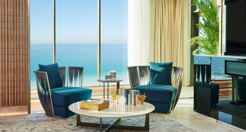Mandarin Oriental Jumeira Dubai The Royal Penthouse Living