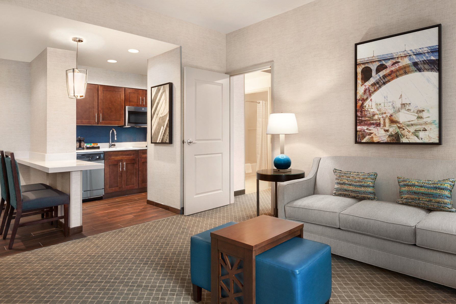 Homewood Suites by Hilton Arlington Rosslyn Key Bridge Room Type - 1K 2Q ACC RI SHWR SUITE NS