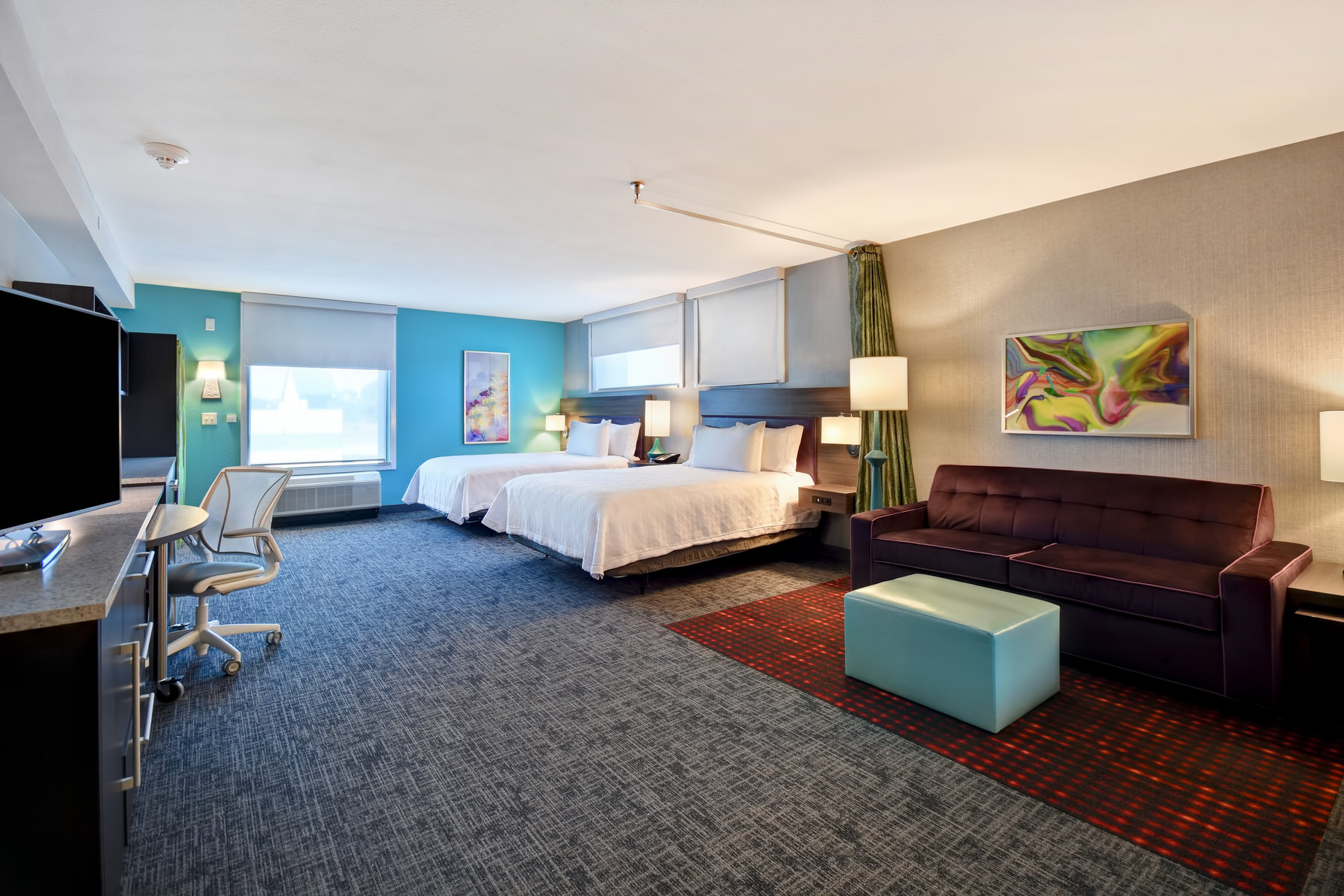 Home 2 Suites By Hilton Dothan Room Type - 2QN ACC RI SHWR STUDIO NSM