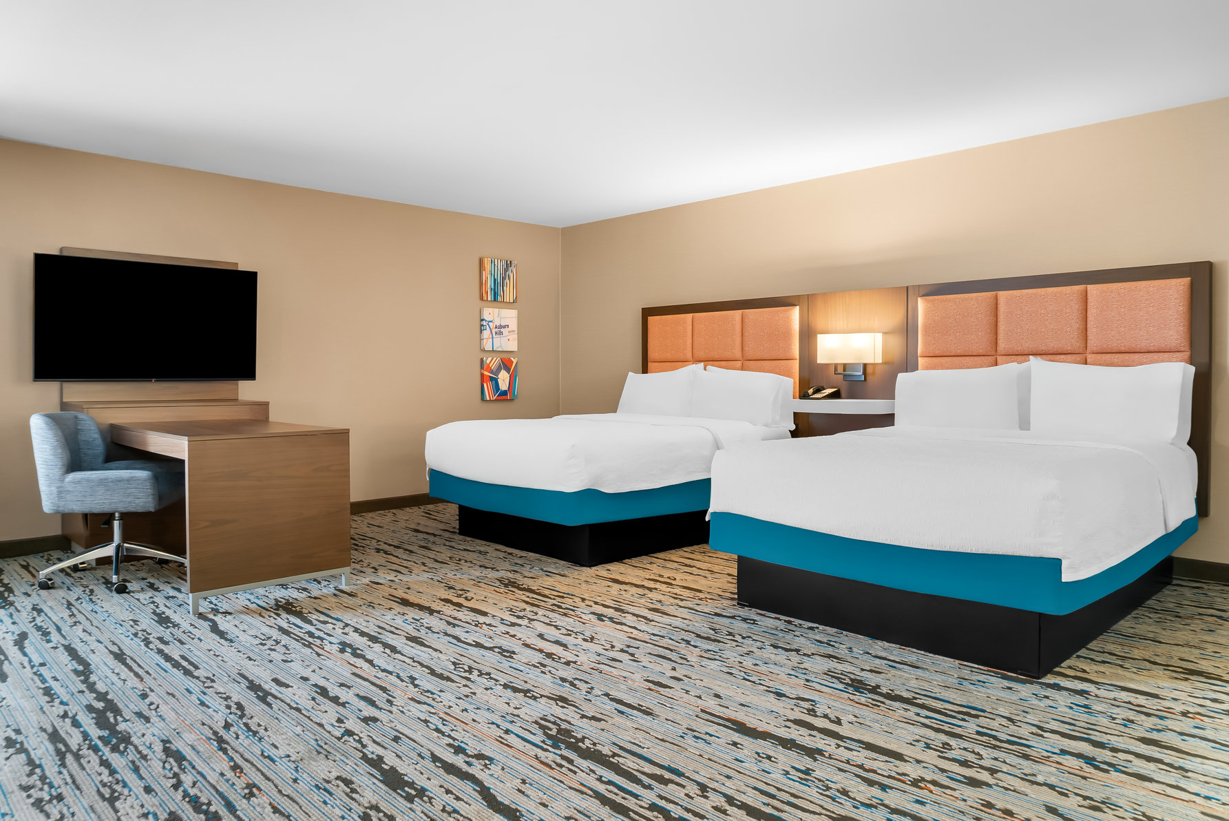 Hampton Inn Detroit/Auburn Hills-North Room Type - 2 QN STUDIO STE NONSMOKING