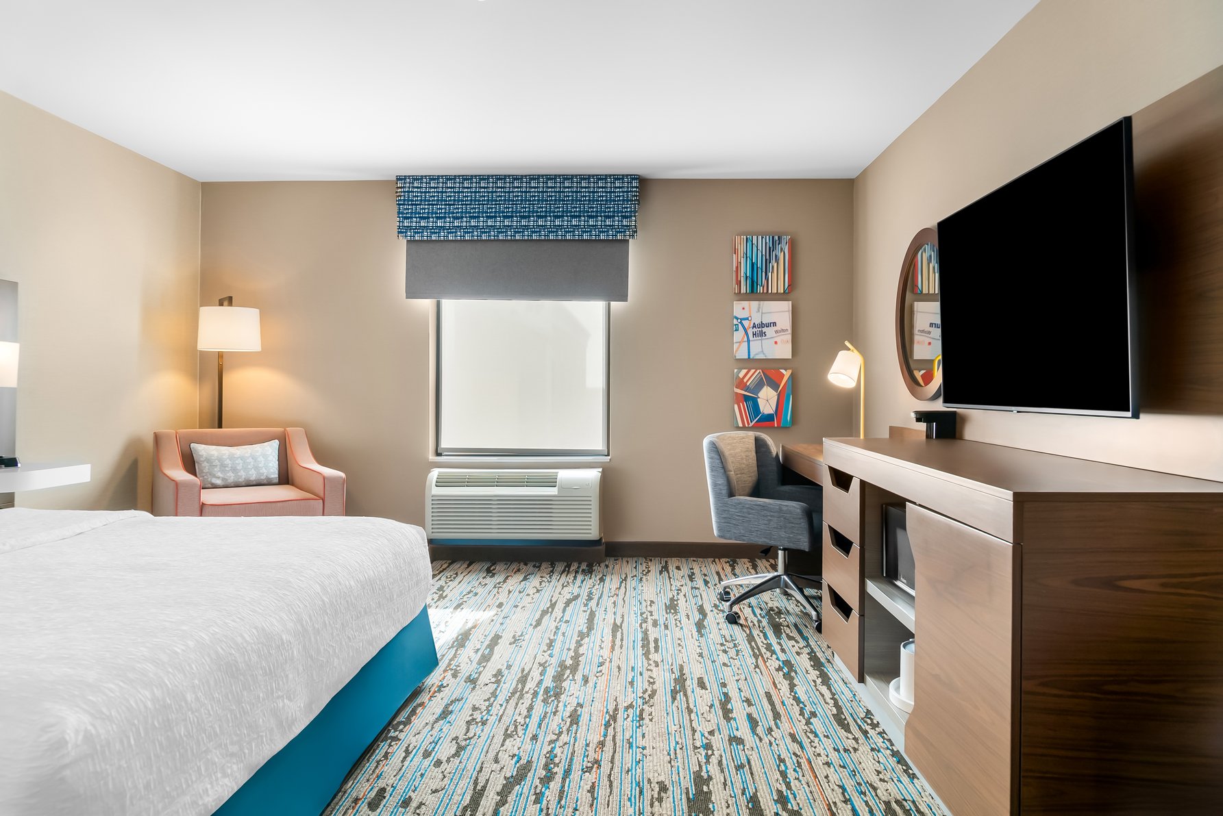 Hampton Inn Detroit/Auburn Hills-North Room Type - 1KNG MOB HEAR ACC W TUB NS