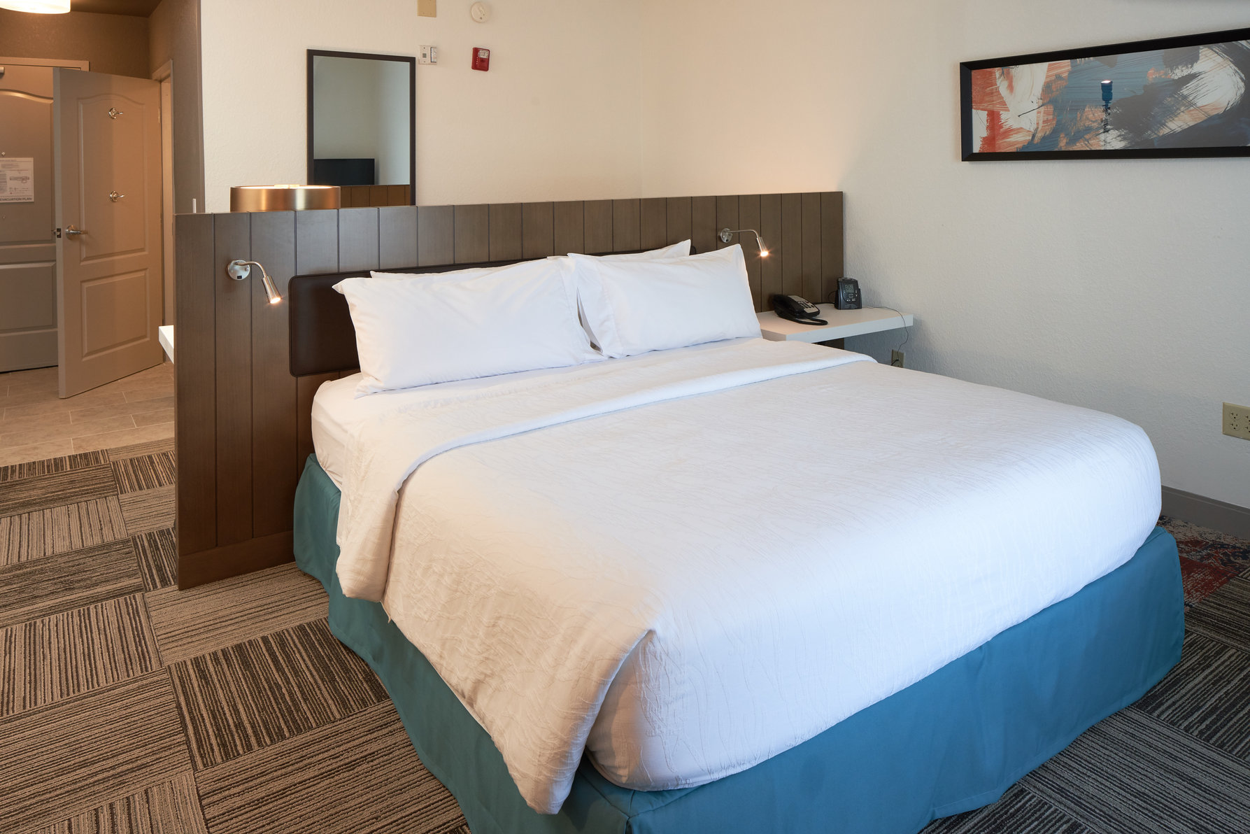 Hilton Garden Inn Evansville Room Type - 1 KING ACC RM ROLLIN SHWR