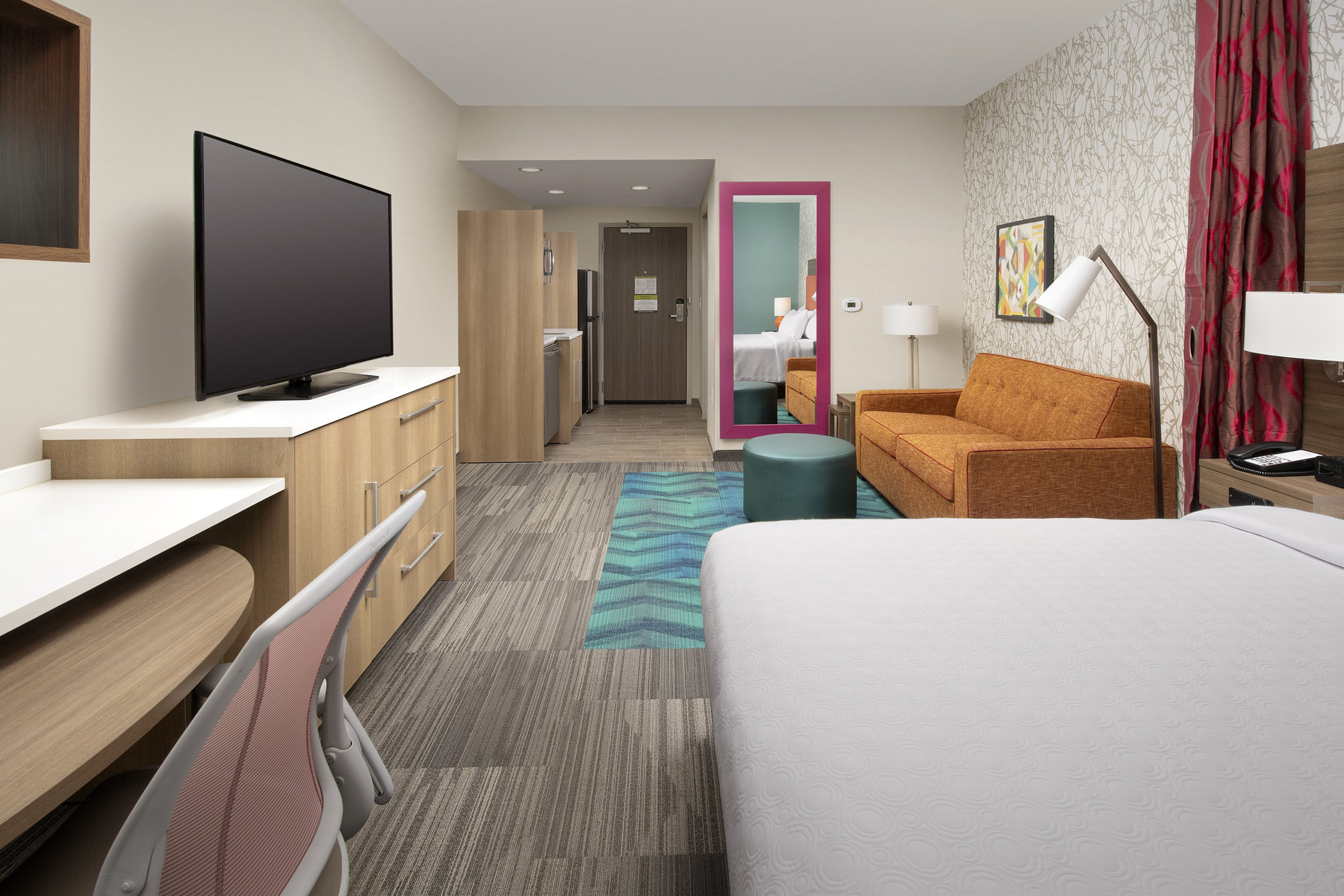 Home2 Suites by Hilton Edison Room Type - 2QN HEARING ACC STUDIO NS