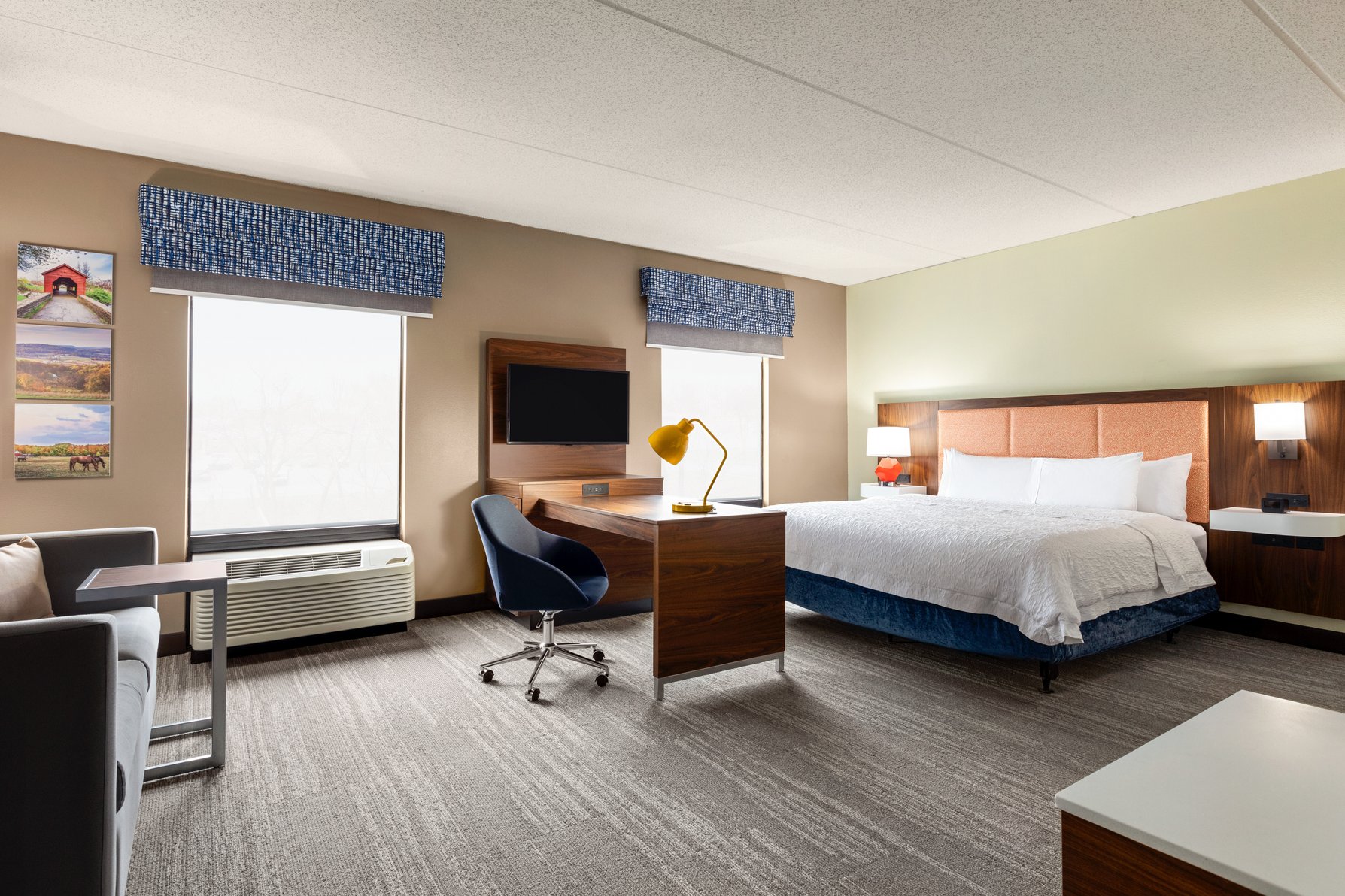 Hampton Inn & Suites Frederick-Fort Detrick Room Type - 1KN HEARING ACC STUDIO NS