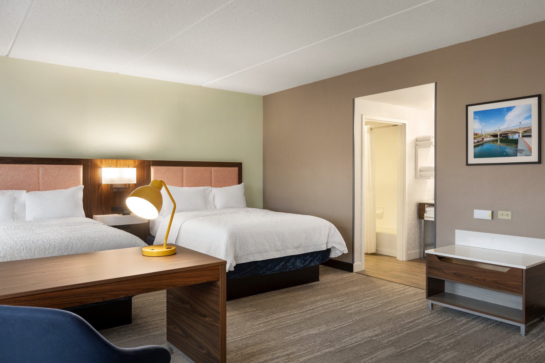 Hampton Inn & Suites Frederick-Fort Detrick Room Type - 2QN HEARING ACC STUDIO NS