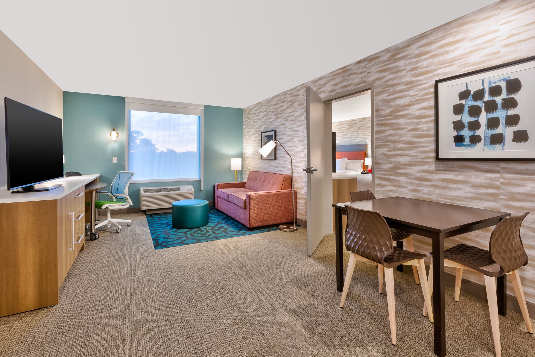 Home2 Suites by Hilton Saginaw, MI Room Type - 2QN ACC TUB SUITE NONSMOK