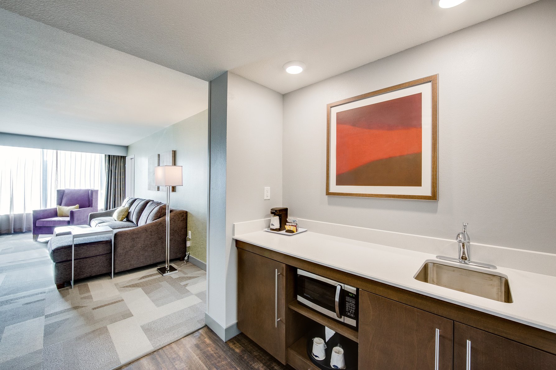 Hampton Inn & Suites by Hilton Fort Worth Downtown Room Type - 1KN CTYVW HRNG ACC STE NS