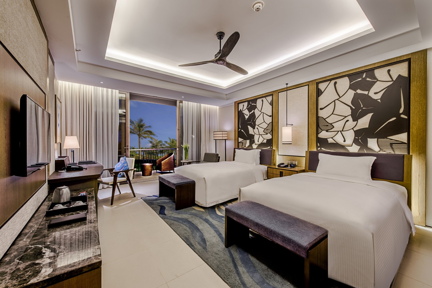 Hilton Wenchang Room Type - HILTON TWIN ROOM