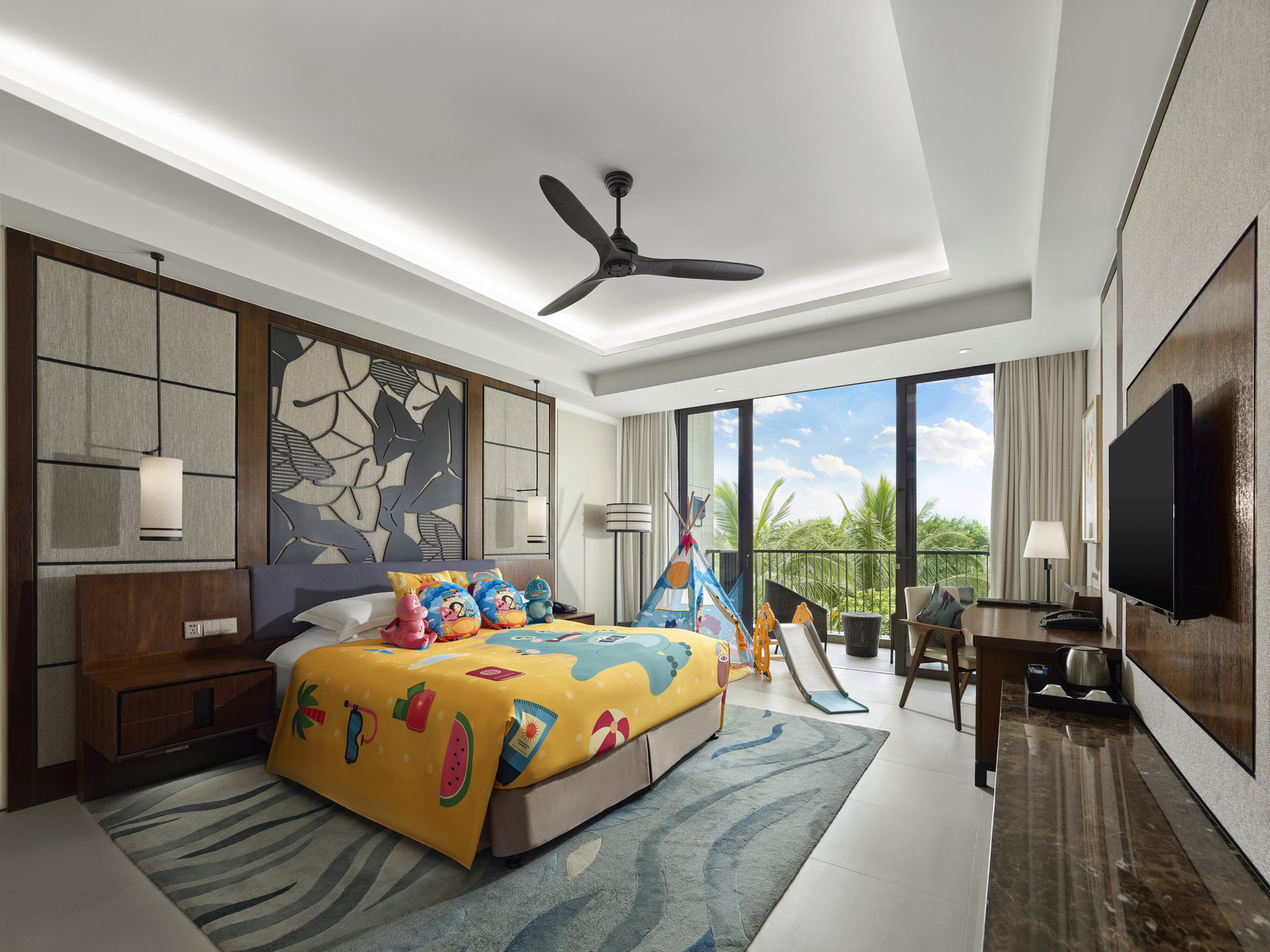 Hilton Wenchang Room Type - KING GARDEN VIEW KIDS ROOM