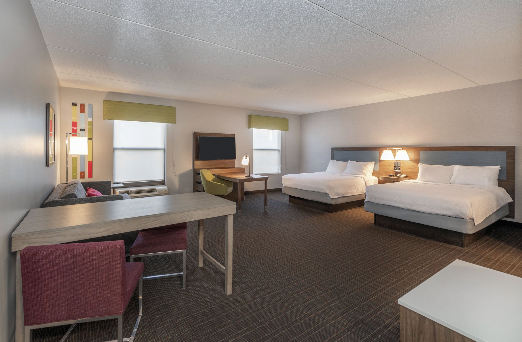 Hampton Inn & Suites by Hilton Burlington, NC Room Type - 2QN MOB HEA ACC TUB STU NS