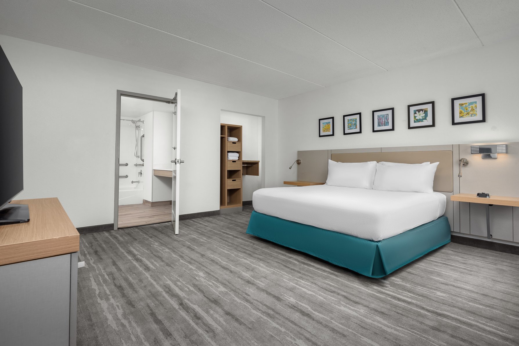 Hilton Garden Inn Greensboro Room Type - 1KNG ACC 1 BDRM STE 3X3SHW