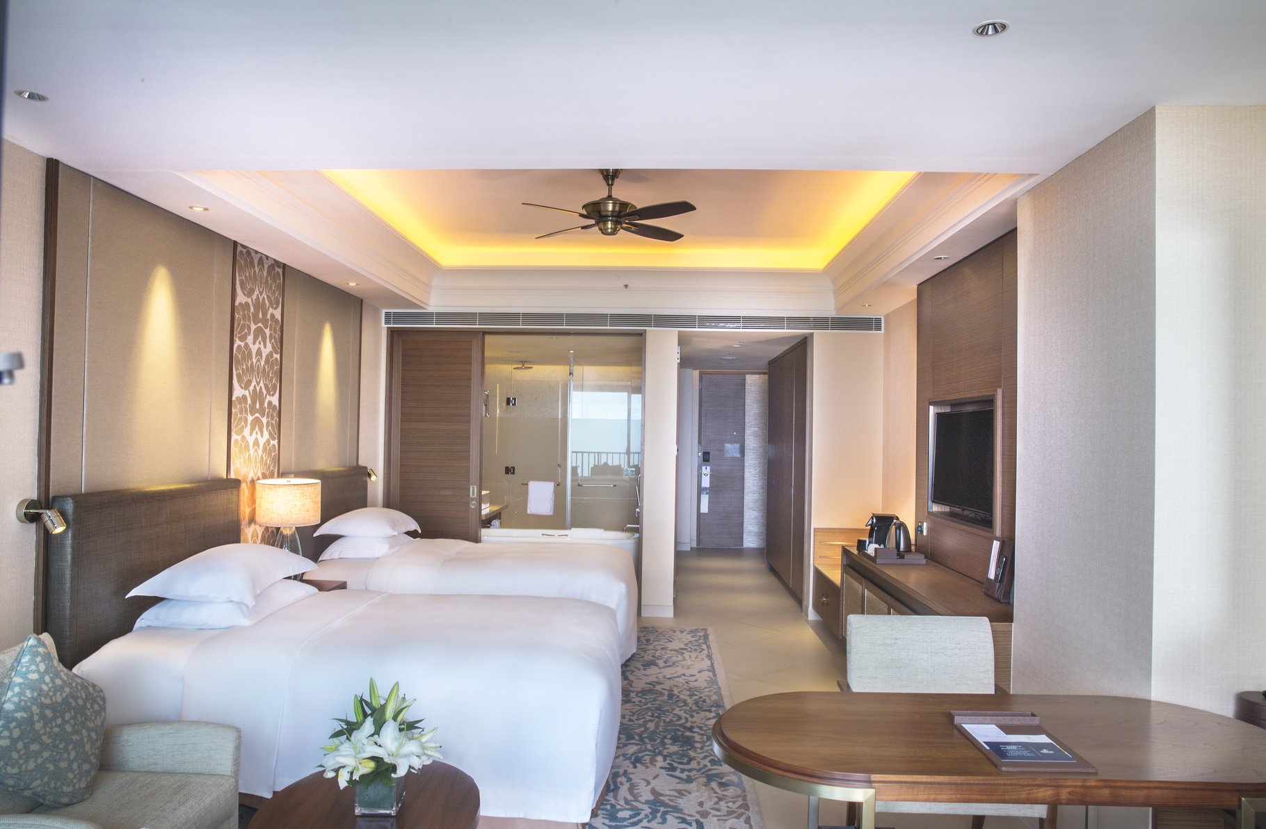 Hilton Haikou Meilan Room Type - TWIN PREMIER ROOM SEA VIEW