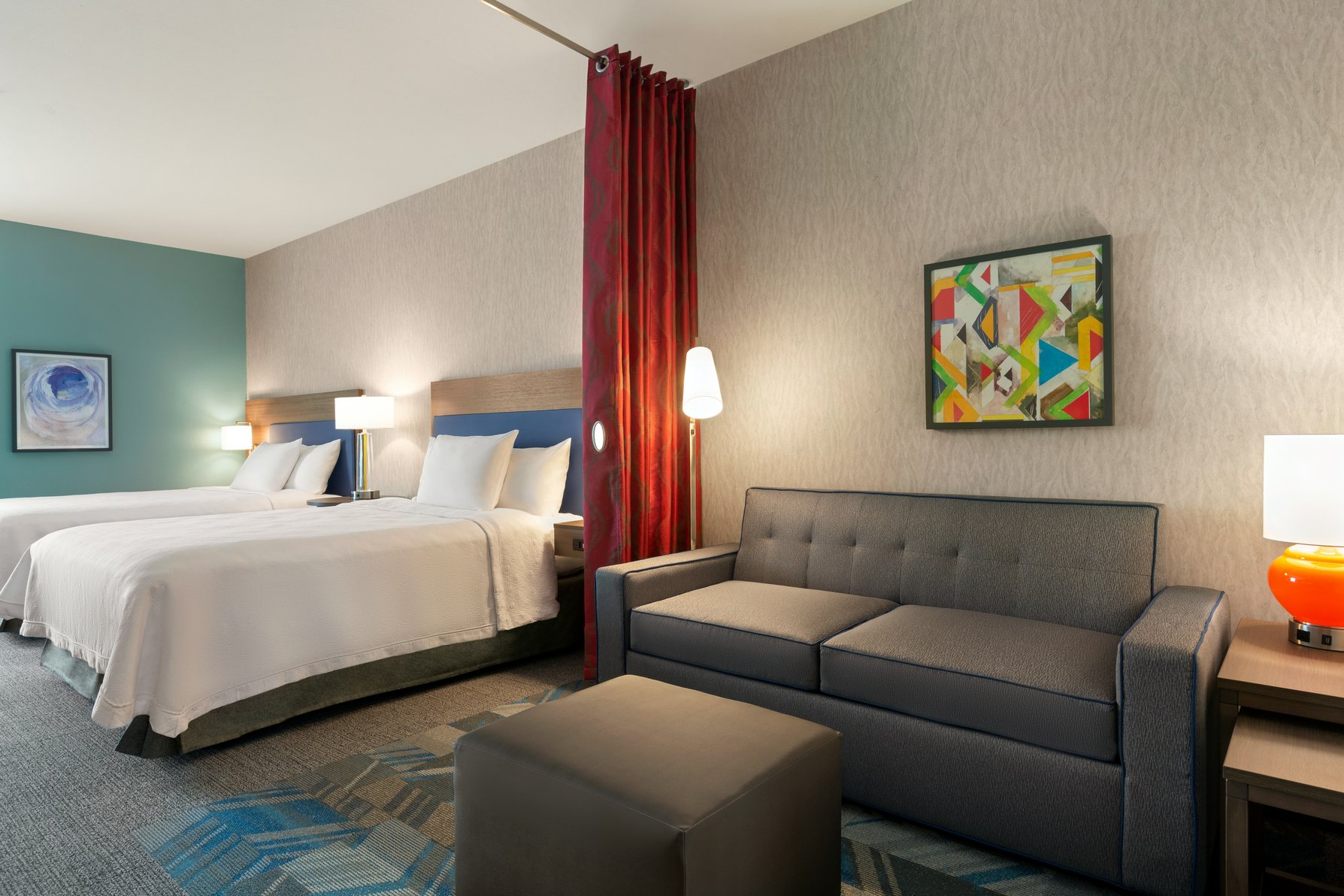 Home2 Suites by Hilton Houston-Pearland Room Type - 2QN MOB HR ACC TUB STUDIO