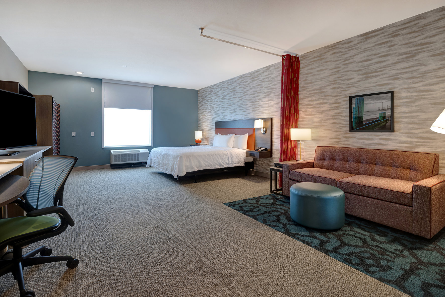 Home2 Suites by Hilton Galveston Room Type - 1KG ACC RI SHOWER STUDIO