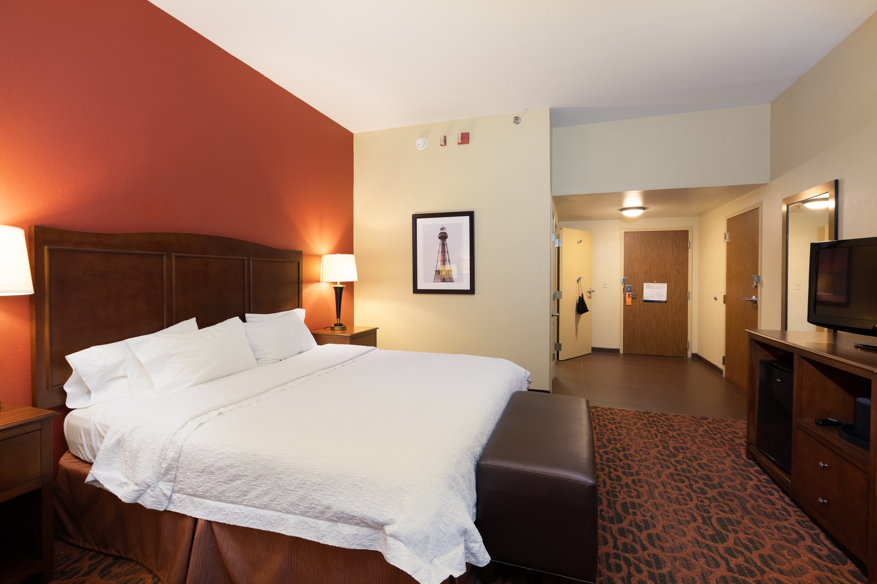 Hampton Inn by Hilton Houma Room Type - 1 KNG ACC ROLLIN SHWR NS